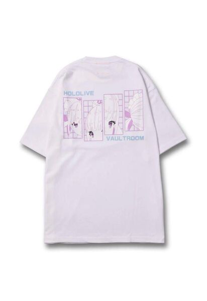 VAULTROOM 湊あくあ ボルトルーム Tシャツ Mサイズ ホワイト ホロライブ