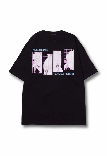 ボルトルーム 湊あくあVaultroom Tシャツ Mサイズ 黒 ホロライブ