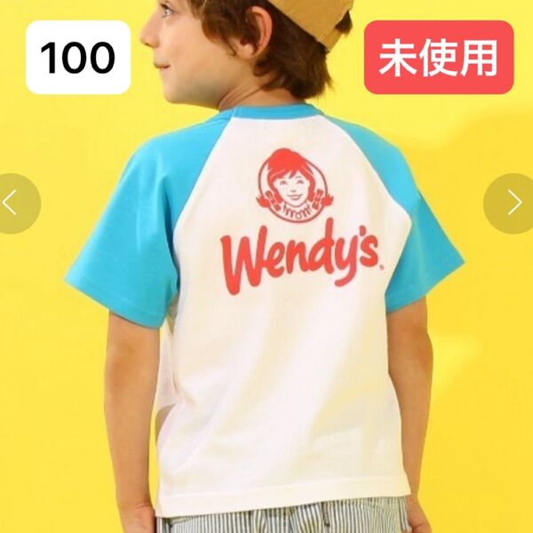 ベビードール BABYDOLL ウェンディーズ wendy's ラグラン半袖Tシャツ ブルー 100