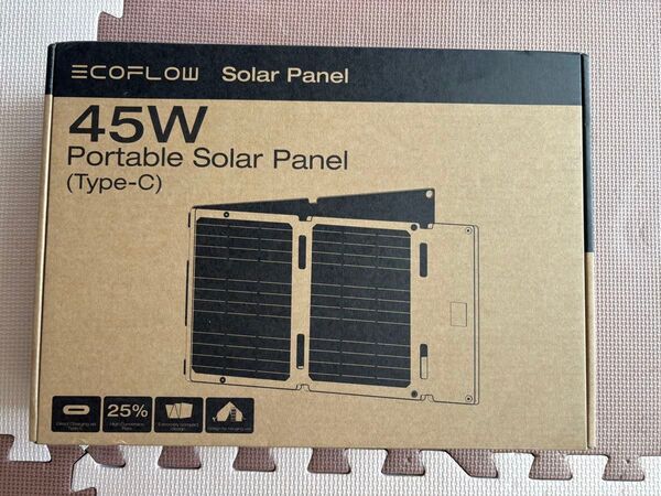 EcoFlow 45Wソーラーパネル(Type-c充電対応)新品未開封 RIVER3セット品