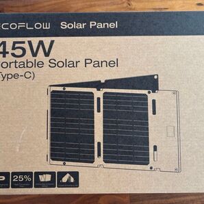 EcoFlow 45Wソーラーパネル(Type-c充電対応)新品未開封 ※明日9時まで値下げ!
