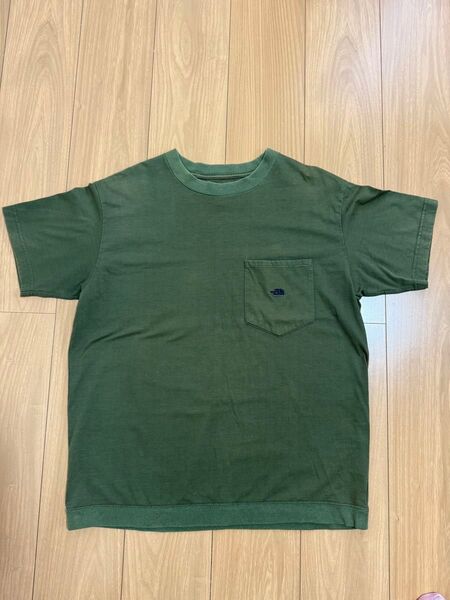 ノースフェイス パープルレーベル ナナミカ Tシャツ カーキ Sサイズ