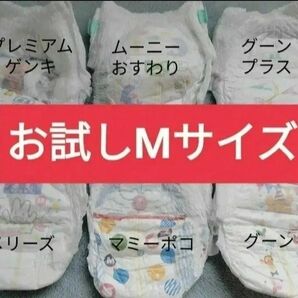 おむつ お試し Mサイズ パンツタイプ テープタイプ 組み合わせ自由 紙おむつ