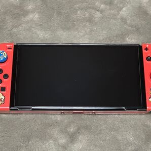 【中古】NintendoSwitch マリオレッド 有機ELモデル BT21カバー付き