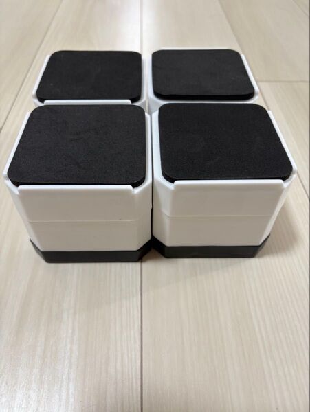 防振ゴム かさあげ台 4〜10.3センチ 4個セット/洗濯機 冷蔵庫