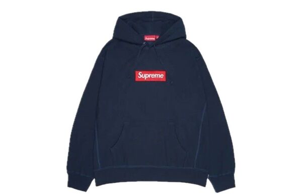 Supreme Box Logo Hooded Sweatshirt Navy 24FW シュプリーム ボックスロゴ ネイビー