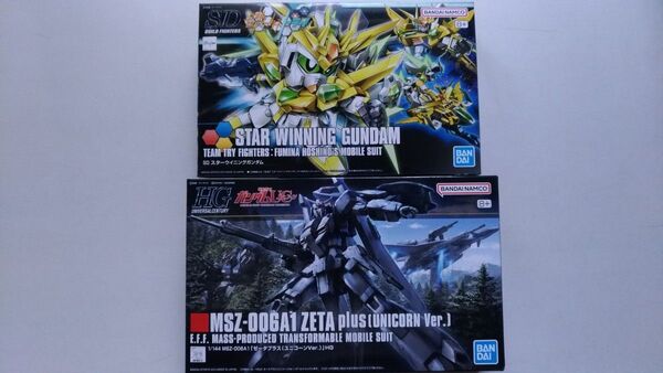 HG ゼータプラス + SDBF スターウイニングガンダム