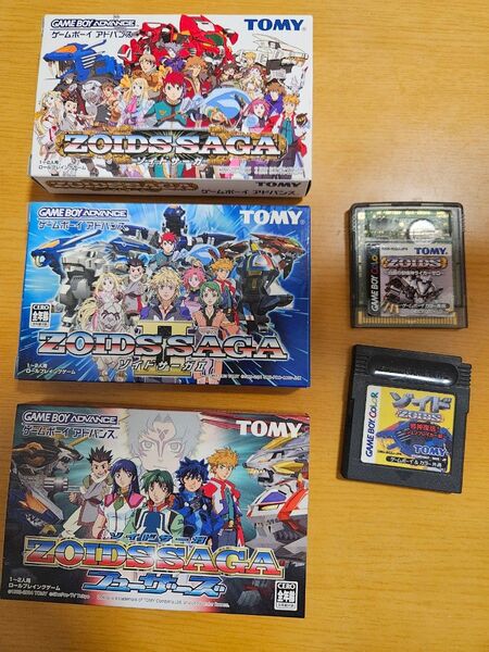 ゾイドサーガ シリーズ まとめ売り5本 GBA GBC ゲームボーイアドバンス Nintendo 起動確認済み