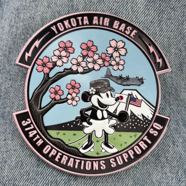 横田基地 友好祭 2025 パッチ 新品 ミニーマウス ワッペン