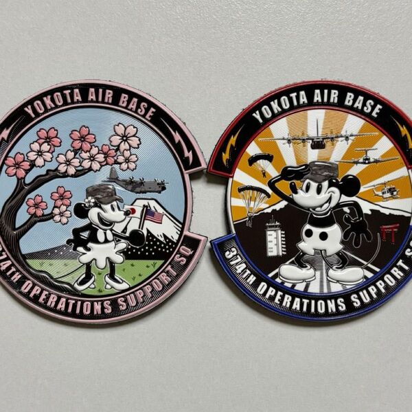 横田基地 友好祭 2025 パッチ 新品 2枚セット ワッペン