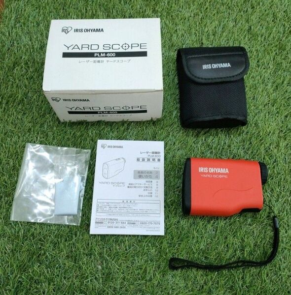 アイリスオーヤマ YARD SCOPE PLM-600 レーザー距離計 ヤードスコープ ケース箱付