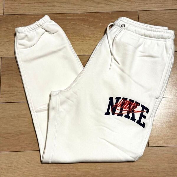 新品 NIKE ナイキ ナイキ スウェットパンツ ジョガーパンツ M ホワイト 白