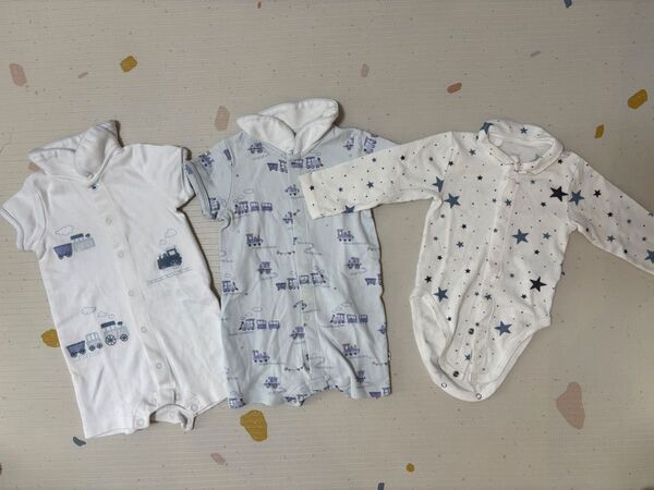 NEXT baby プチバトー ロンパース 3-6m 70