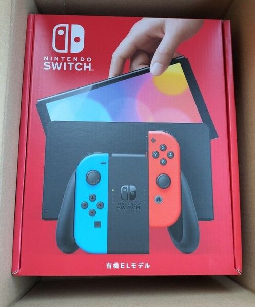 ニンテンドースイッチ 有機ELモデル 本体 ネオンブルー ネオンレッド Nintendo Switch 新品 未開封 店舗印なし