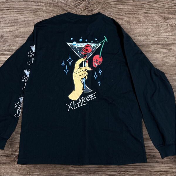 XLARGE エクストララージ ロンT ブラック 黒 L