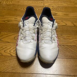 値下げ New Balance ゴルフシューズ 27cm ホワイト/ネイビー