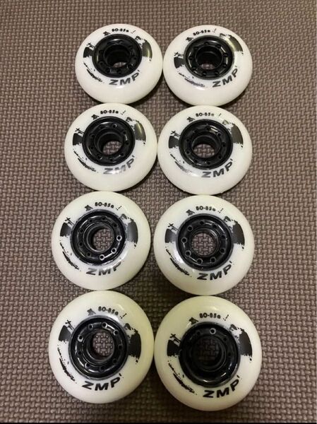 インラインスケート ウィール8個 80mm