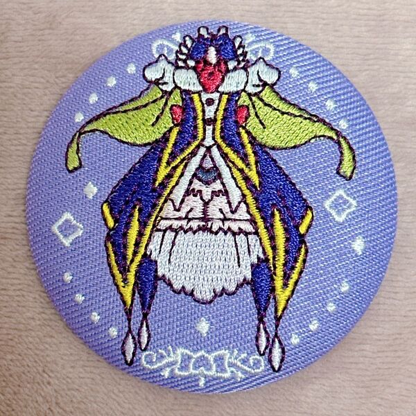 魔法つかいプリキュア 刺繍衣装缶バッジ マジカル ダイヤスタイル