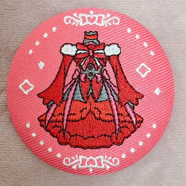 魔法つかいプリキュア 刺繍衣装缶バッジ マジカル ルビースタイル