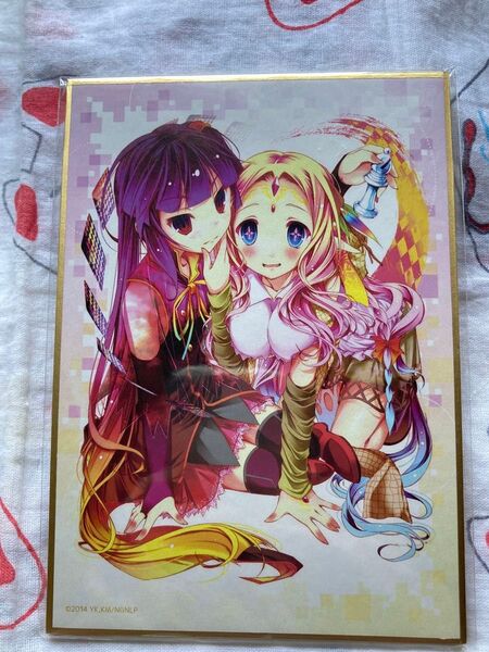 ノゲノラ ノーゲーム・ノーライフ 10周年記念 クラミー フィール イラストカード ミニ色紙