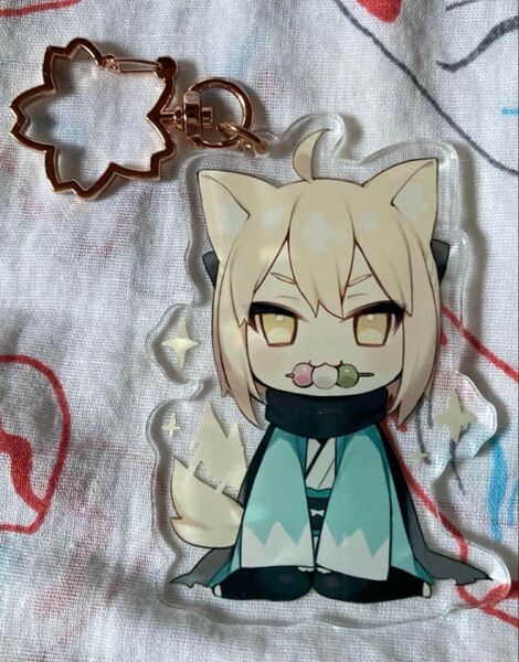 FGO Fate 沖田総司 だにまる おせんべいの森 コミケ 同人アクリルキーホルダー