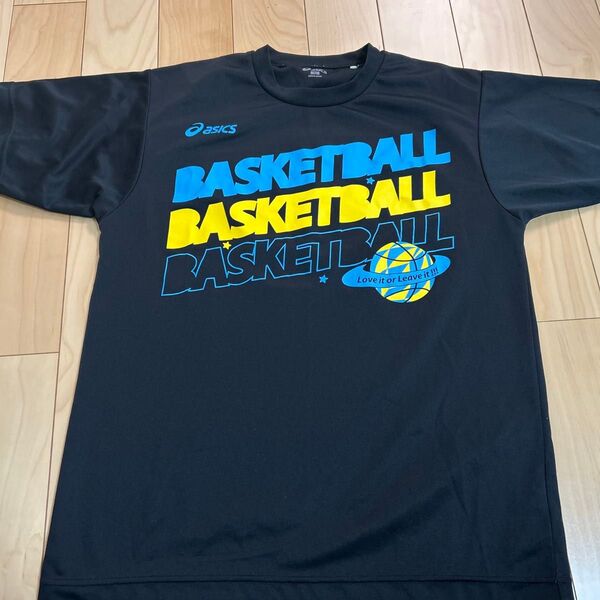 asics バスケットボール Tシャツ 黒 M