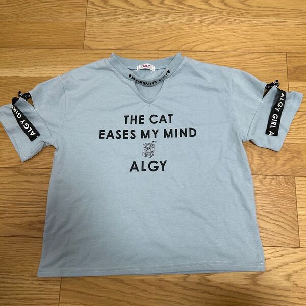 ALGY 半袖Tシャツ 150 水色