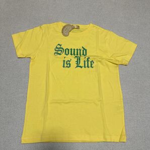 未使用品 Sound is Life Tシャツ イエロー