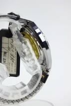 ☆デッドストック1970年代頃　スイス名門TECHNOS ボラゾン マーキス　黑虎目石ダイヤル　超硬ケース　自動巻紳士腕時計　当時定価108000円_画像3