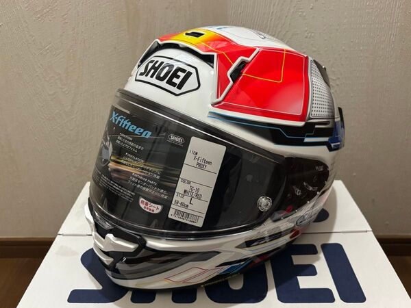 SHOEI X-Fifteen PROXY Lサイズ TC-10 X-15