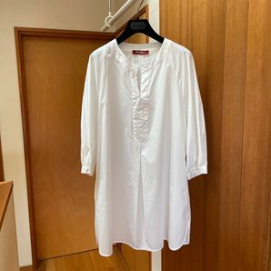 【新品】Max Mara ホワイトシャツ 七分袖
