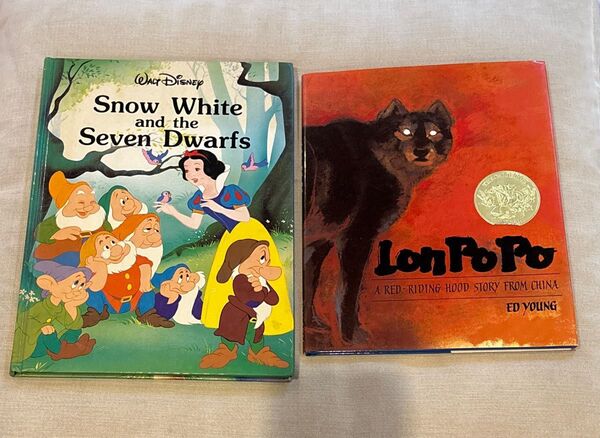 Lonpopo & 白雪姫 2冊セット 幼児英語教育 絵本 海外の絵本 英語