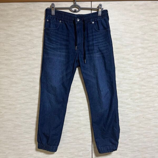 BACK NUMBER CRYSTAL LINEN デニムパンツ L