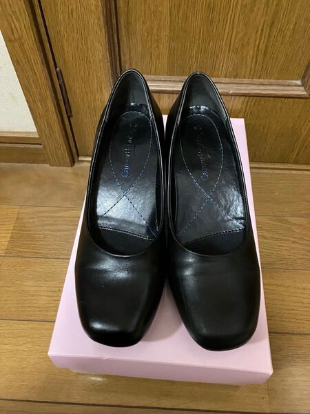 ブラックパンプス 5cmヒール 就活