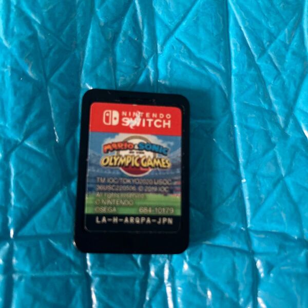 マリオ&ソニック 東京2020オリンピック Switch ソフトなみ ラベルシールに破れあり