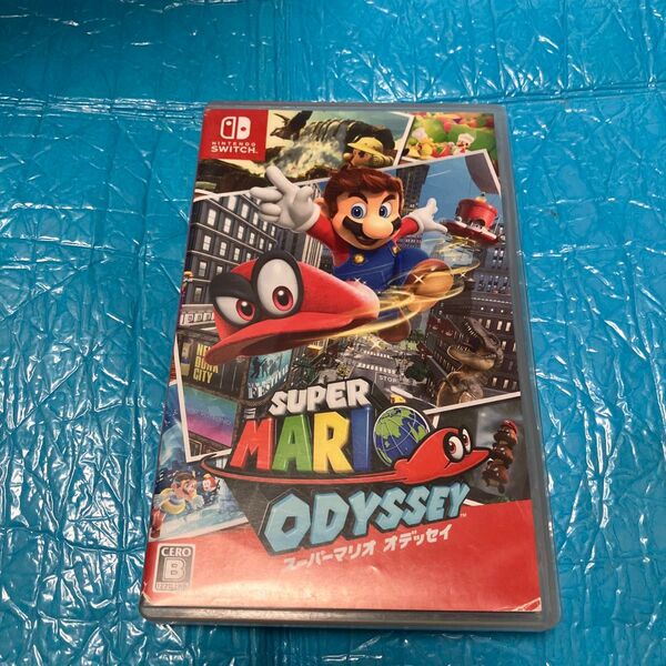 スーパーマリオオデッセイ Switch 紙ジャケットに痛みあり
