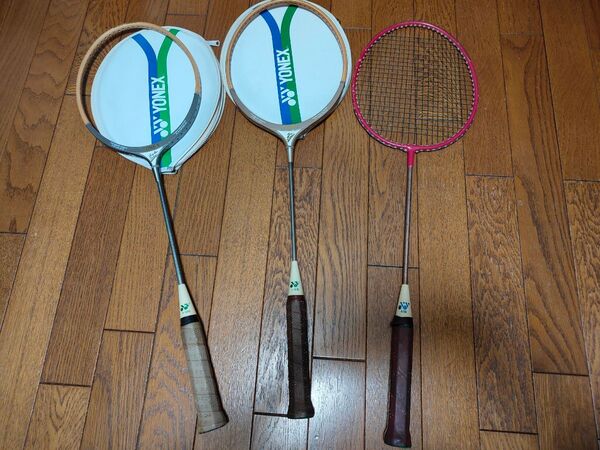 YONEX ヨネックス バドミントン レトロ ラケット セット