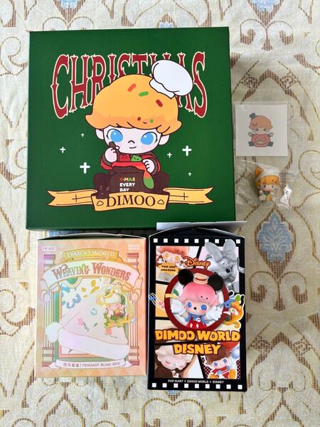 Dimoo まとめ売り Classic Mickey ペンダント ノベルティ weaving wonder lucky cat