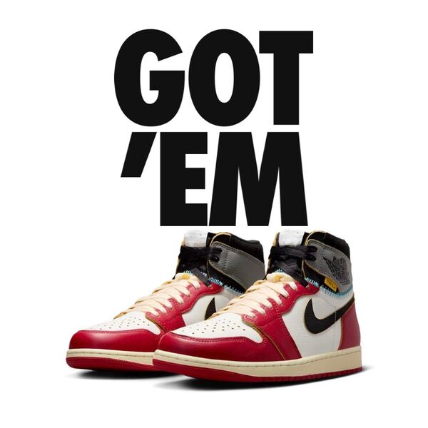 UNION x AIR JORDAN 1 RETRO HIGH OG SP CHICAGO SHADOW 27.5