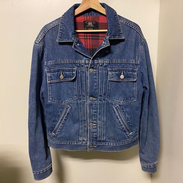 90s RRL denim jacket medium 三ツ星 2nd USA製