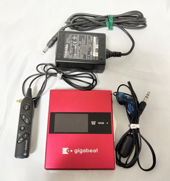 gigabeat デジタルオーディオプレーヤー 10GB レッド MEG101