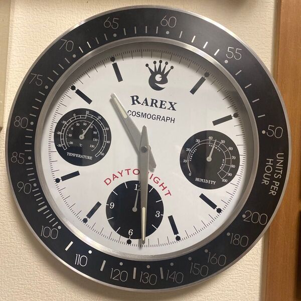 RAREXの壁掛け時計 Wall Clock モノトーンデザイン