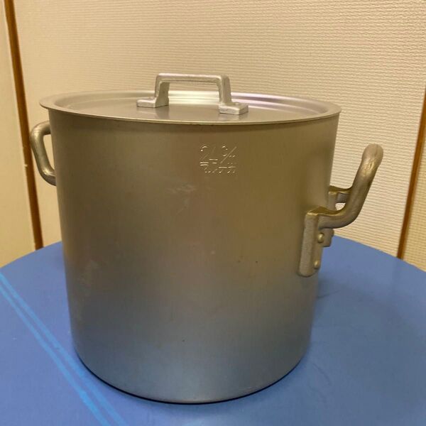 マルナカアルミ製 24cm 寸胴鍋 蓋付き
