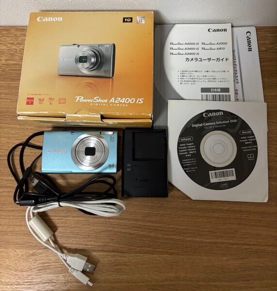 Canon コンパクトデジタルカメラ 16.0メガピクセル 水色