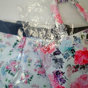 セット出品 アロマーヌ・トートバッグ 水彩画エコバッグ ローズブーケミニトートバッグ