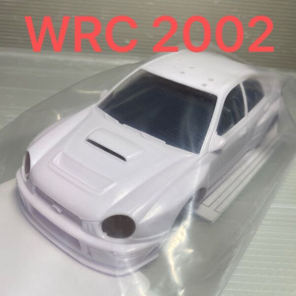 京商ミニッツ Impreza WRC 2002 ホワイトボディセット未塗装ホイル付 MZN200 Mサイズ 90mm