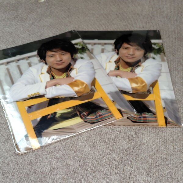 嵐のワクワク学校 2013 クリアファイル 二宮和也 未開封 2枚