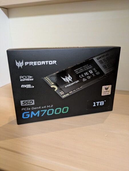 PREDATOR GM7000 1TB SSD PCIe Gen4 x4 M.2 新品未開封品