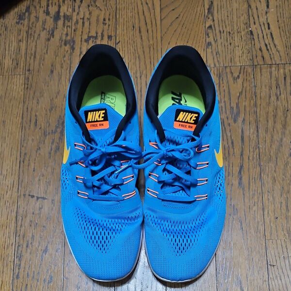 ナイキ NIKE ランニングシューズ FREE RN フリー ラン 831508-402 32㎝ ブルー 青 スニーカー