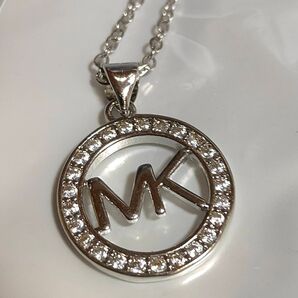 キュービックジルコニア MKシルバーネックレス